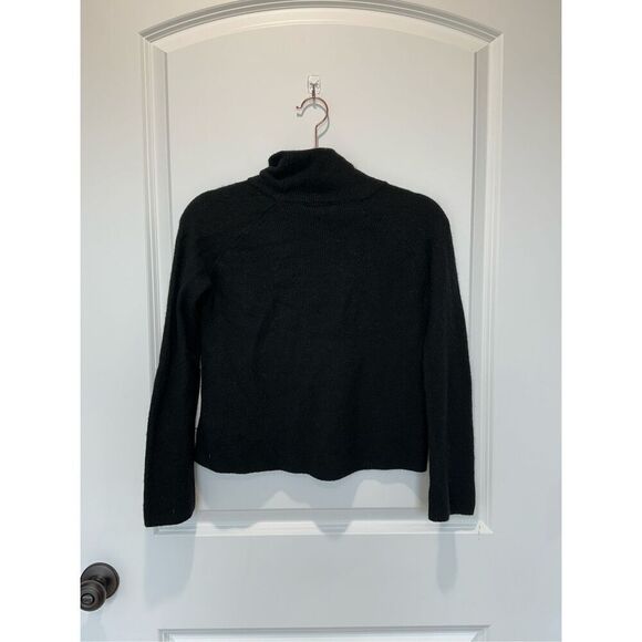 Madewell Turtleneck Sweater Wool Alpaca Blend Black Size XS - Picture 4 of 6